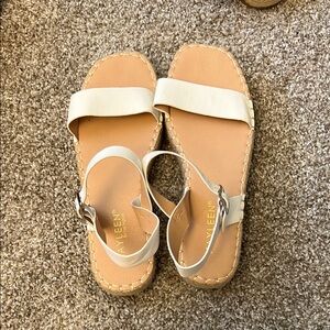 White Platform Sandals